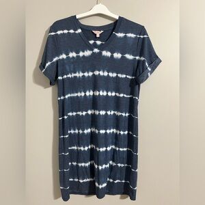 FUDA Women's Tie-Dye V-Neck Dress